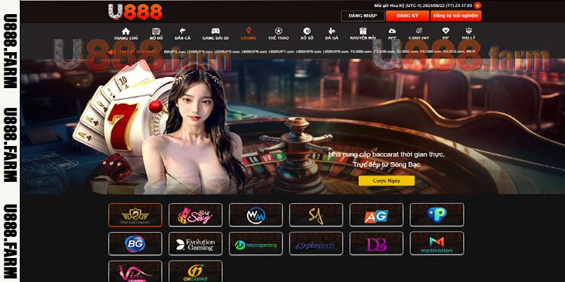 Giới thiệu về sảnh game casino U888 uy tín nhất