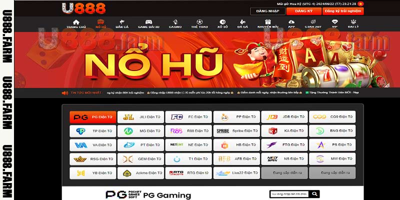 Nổ Hũ U888 - Game Slot Nổ Hũ Đổi Thưởng Tiền Mặt